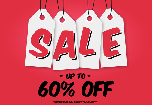 Sale - Up to 60% Off