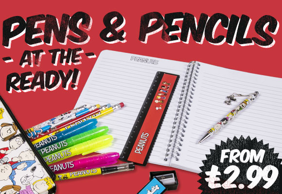 Pens and Pencils at the ready! From £2.99 - Shop