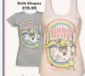 Ladies Rainbow Brite Gang T-Shirt and Vest from TruffleShuffle £19.99