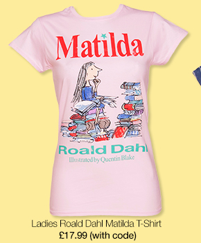 Ladies Roald Dahl Matilda T-Shirt from TruffleShuffle