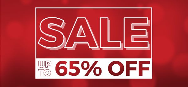 SALE - Up to 65% off