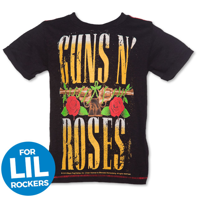 Kids Black Guns N Roses T-Shirt from Amplified Kids £19.99