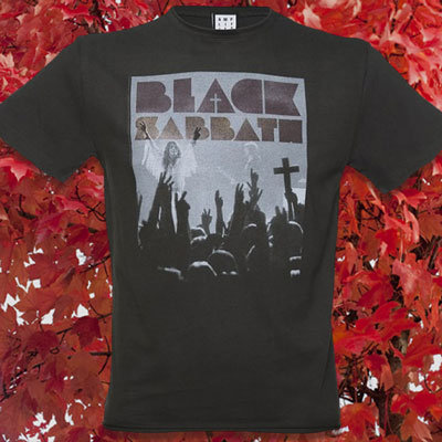 Men's Charcoal Black Sabbath Victory T-Shirt from Amplified