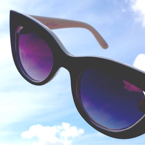 Black And White Cats Eye Sunglasses from Jeepers Peepers