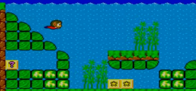 Alex Kidd Swimming Level